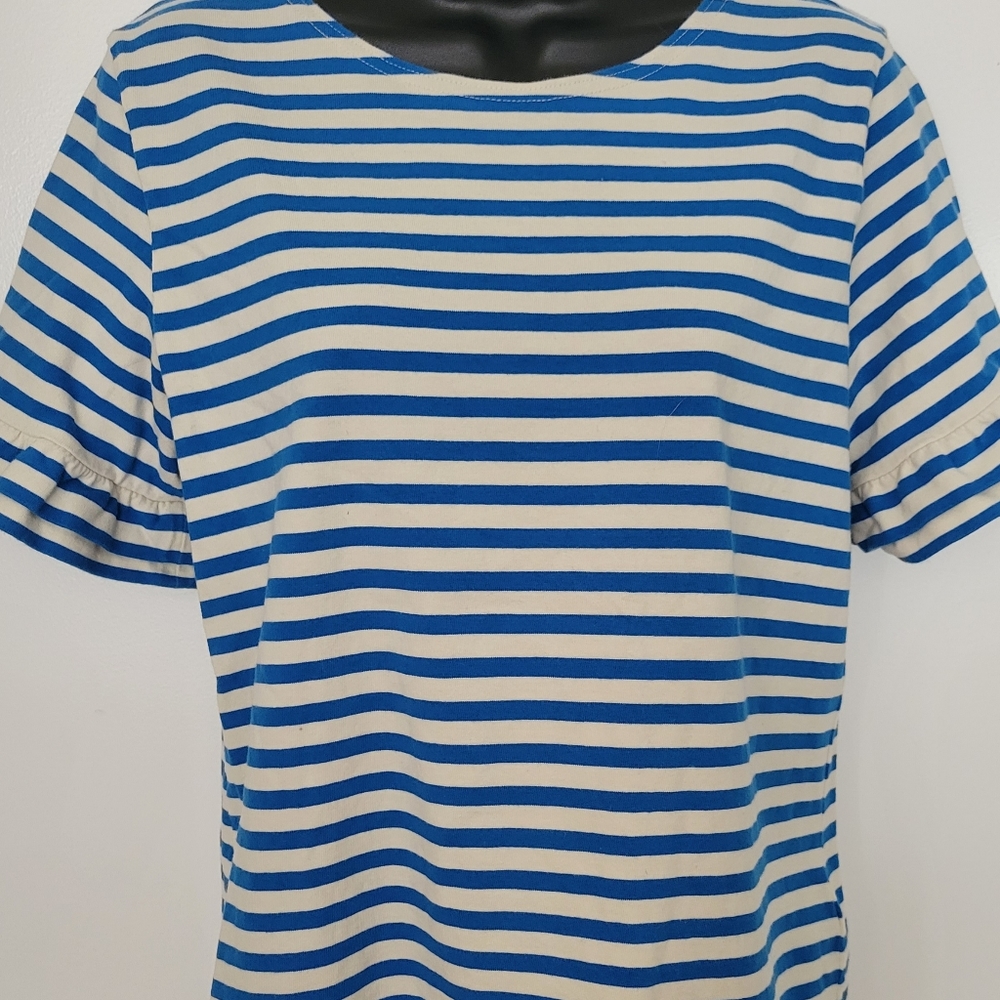 J. Crew size M shirt ruffled sleeves